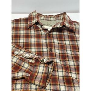 Vintage Cotton Dancing Goat Button Down Shirt‎ Size Large